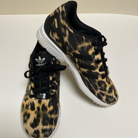 adidas zx flux torsion leopard print